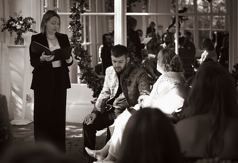 inclusive wedding featuring celebrant Becky Pomfret